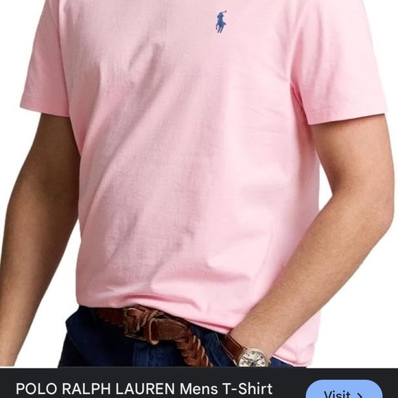 Polo Ralph Lauren Tops - Polo Ralph Lauren Light Pink womans medium v neck
